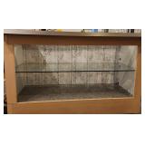 Retail Display Case Glass Front & Top 58" Long