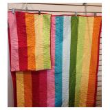 Twin Size Rainbow Quilt & Sham by HOME