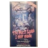 Vintage 1986 Bank Crisis Framed Poster 20.5" x 36"