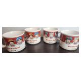 Cute 1997 Campbell Soup Mugs (4) by Westwood