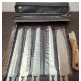RARE Vintage Kershaw Blade Trader Knife Set & Case