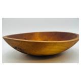 Large Round Wood Dough Bowl 11ï¿½x10.5ï¿½x3ï¿½
