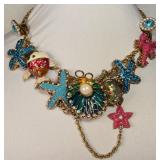 Betsy Johnson Jewels of the Sea Statement Necklace