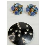 Germany Clip-ons & Rhinestone Brooch/Pin