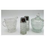 Vtg Anchor Hocking Wexford Diamond-cut Pattern