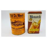 Lot of 2 Vintage Tins
