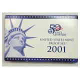 Untied States Mint Proof Set 2001