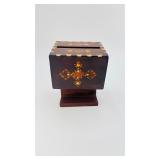 Vintage Handmade Inlaid Wooden Box