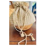Vintage-style Bucket Purse