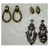 3 Fashion Earrings