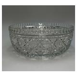 Vintage Cut Lead Crystal Bowl