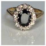 Genuine Diamond 18K Yellow Gold Ring