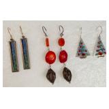 3 Pairs of Fashion Earrings