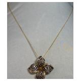 LeVian Genuine Diamond 14K Yellow Gold Necklace