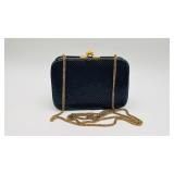 VTG Whiting & Davis Black Metal Mesh Clutch