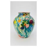 Hand-painted Abstract Ceramic Vase