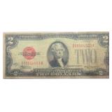1928-D $2 Red Seal Bill
