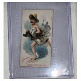 RARE 1890 "Terrors of America" cigarette card