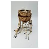 Vintage Acorn Basket