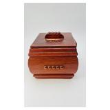Antique Wooden Sewing Box