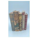 Lot of 5 Vintage Books