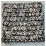 VTG 8 Row Heavy Rhinestone Bracelet