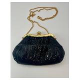 Black Metal Mesh Bag Purse Handbag