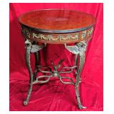 *Antique Empire Style Figural Round Table
