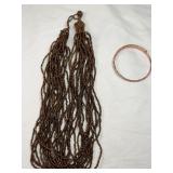 Handmade Multi-strand Necklace & Fashion Bracelet