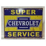 Chevrolet Metal Sign  16ï¿½ x 1ï¿½