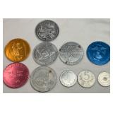 10 VTG Diff. Tokens & Medallions