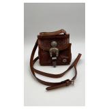 American West Leather Western-style Crossbody Bag
