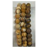 3 Natural Stone Stretch Bracelets
