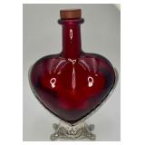 Grand Love Queen Red Heart Aï¿½ejo Tequila Decanter