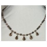 925 Smoky Quartz Necklace