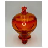 Vintage Viking Glass Candy Dish