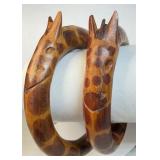 2 VTG Handcrafted Wood Bracelets