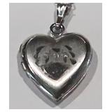 Sterling Heart Necklace, Beaded Earring Sets