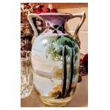 Very Nice Handpainted Landscape Scene Nippon Vase