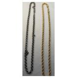 2 Fashion Necklaces/Chains