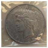 1925 Peace Dollar