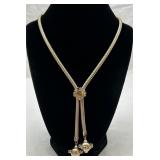 Art Deco Style Lariat Necklace