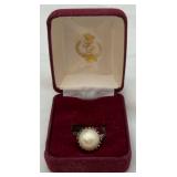 925 Pearl Ring