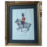 *Vtg Royal Loots Grey Giclï¿½e