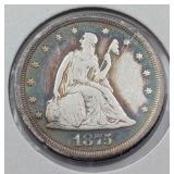 1875-S Seated Liberty 20-Cent Piece