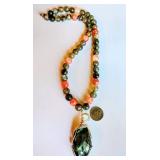 Beautiful Handcrafted Beaded Labradorite Necklace