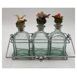 Decorative Floral Display Bottles