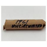 Uncirculated 1961 (50) Pennies