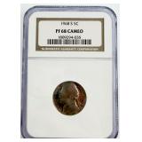 1968-S Jefferson Nickel NGC PF68CAMEO