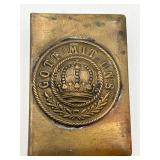 WWI Trench Art Matchbox Cover